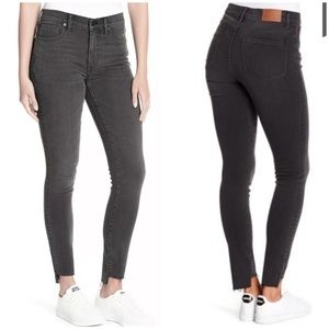 Madewell 9” High-rise Skinny Step Jeans 29